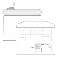 Obálka C4 taška  DVR opak. doručením /DOPOSIELAŤ/ odtrh. páska 1bal/25ks