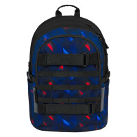 BAAGL Školský batoh Skate Indigo