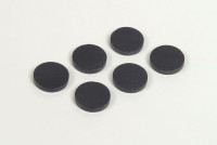 Magnety 850/20 čierne okrúhle, 12 ks