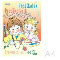 Omaľovánka náučná A4 Litera Predškoláčik 3