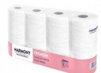 Toaletný papier Harmony Premium 3 vrstvový, 29,5 m, biely /8 roliek