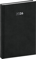 NOTIQUE Denný diár Balakon 2026, čierny, 15 x 21 cm