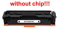 Náplň HP 207X/W2210X-No Chip! Black 3150 strán POZOR kazeta bez čipu