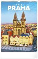 NOTIQUE Nástenný kalendár Praha CZ 2026, 33 x 46 cm