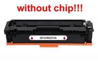 Kompatibilný toner pre HP 207A/W2213A-No Chip! Magenta 1250 strán POZOR kazeta bez čipu