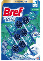 WC blok závesný  Bref Premium  EUCALYPTUS 3x50g