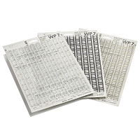 Hrebeň drôtený 9,5mm 34 krúžkov čierny