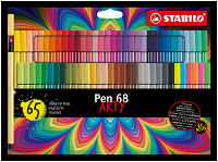 Popisovač STABILO Pen 68 65ks Kartónové Púzdro "ARTY"