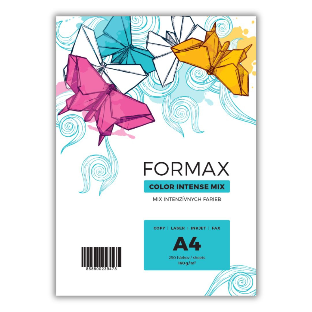 Kopírovací papier A4 160g FORMAX mix intenz/250ks(5 x 50ks)