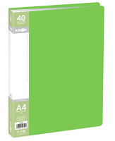 Kniha katalógová A4 40 obalov zelená
