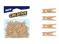 Štipec drevený 2,5 cm /50ks