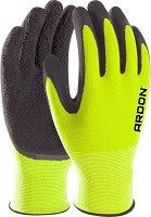 Rukavice máčené PETRAX hi-viz žlté 10/XL