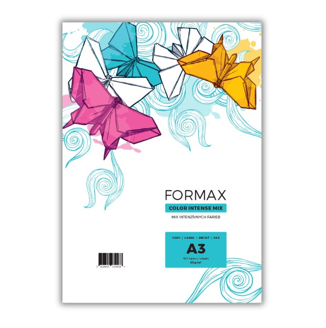Kopírovací papier A3 80g FORMAX mix intenziv /100 hárkov