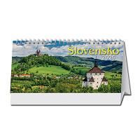 Kalendár stolový Slovensko, riadový /SG/