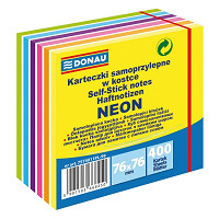 Notes samolepiaci 76x76 MIX neón 6-farebný / 400list.
