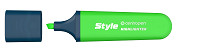Zvýrazňovač 6252/1  STYLE zelený 1-5 mm