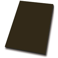 Školský kartón A2 225g/20ks čierny