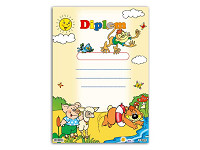 Diplom detský A4 motív 002