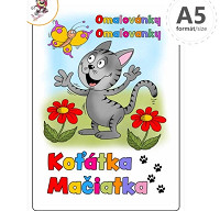 Omaľovánka A5 Mačiatka