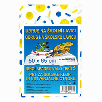 Obrus na výtvarnú výchovu 650x500mm PVC mix motívou