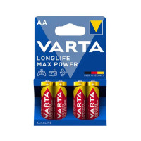 Batérie VARTA Longlife Max Power AA LR6 1,5V (4ks)