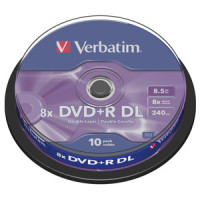 DVD+R dvojvrstvové Verbatim 8,5 GB 8x