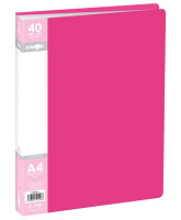 Kniha katalógová A4 40 obalov červená