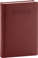 NOTIQUE Denný diár Aprint Neo 2025, vínový, 15 x 21 cm