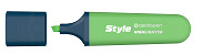 Zvýrazňovač 6252/1  STYLE SOFT zelený 1-5 mm