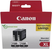 kazeta CANON PGI-2500BK XL black TWIN MAXIFY iB4050/MB5050/MB5350 (2x 2500 str.)