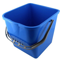 Vedro plastové 25 l, plastová rúčka,  modré