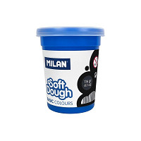 Plastelína MILAN Soft Dough čierna 116g/1ks