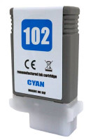 Renovovaná kazeta pre Canon PFI-102C (130ml) /0896B001 Cyan Premium