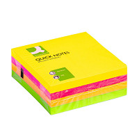 Notes sam. Q-Connect 76x76 4farby neón /320lis/