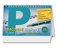 Kalendár stolový Pracovný, riadkový /SG/