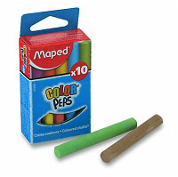 Kriedy školské Maped  farebné /10ks