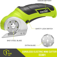 Aku multifunkční řezačka Snap Fresh, 4190 - zelená svetlá/čierna