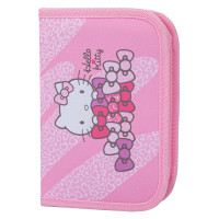 BAAGL Školský peračník jednoposchodový Hello Kitty Sweet Leopard GRS