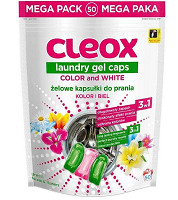 Tablety gélové Cleox na pranie 3v1 50 ks