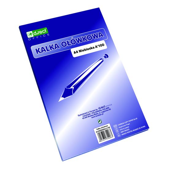 Uhľový papier A4 modrý