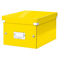 Archivačná krabica Click & Store malá, metalická žltá