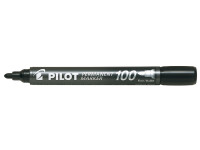 Popisovač PILOT 100, permanent, gul. hrot, čierny