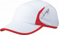 Running cap, 0020 - biela/červená