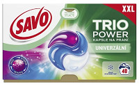 Kapsule na pranie Savo Trio power, univerzálne 40 ks