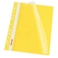 Rýchloviazač PVC s eurodierovaním Esselte VIVIDA žltý/10ks