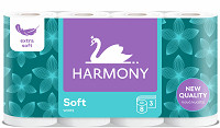 Toaletný papier Harmony Soft 3 vrst. 8ks/bal