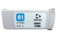 Renovovaná kazeta pre HP 81 /C4934A Light Cyan Premium 11400 strán